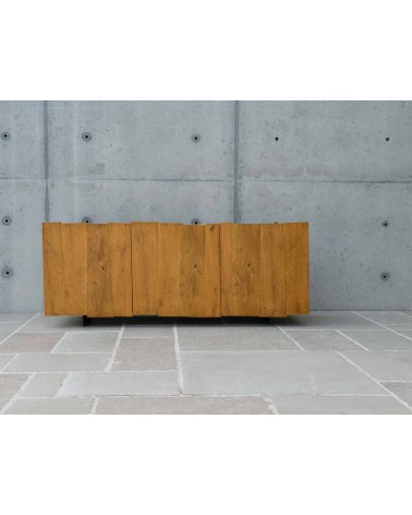Base 3 ante rovere nodato finitura grano - T1627 - 1 - Credenze