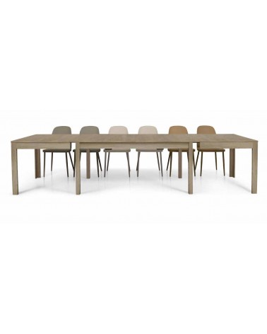 Tavolo nobilitato finitura frassino ﾖ 180x90 4 all. cm.43 - T1628 - 2 - Tavoli