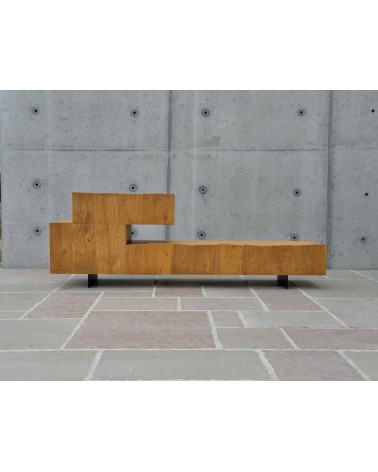 Porta tv rovere nodato finitura grano - T1634 - 1 - Porta TV