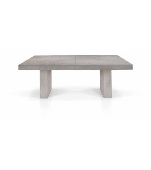 Tavolo nobilitato finitura beton ﾖ 180x100 6 all. cm.50 - T1637 - 1 - Tavoli