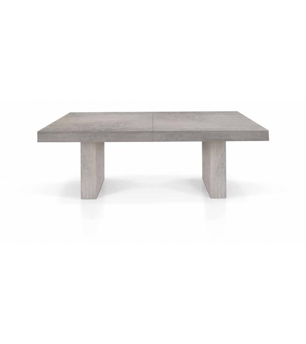 Tavolo nobilitato finitura beton ﾖ 180x100 6 all. cm.50 - T1637 - 1 - Tavoli