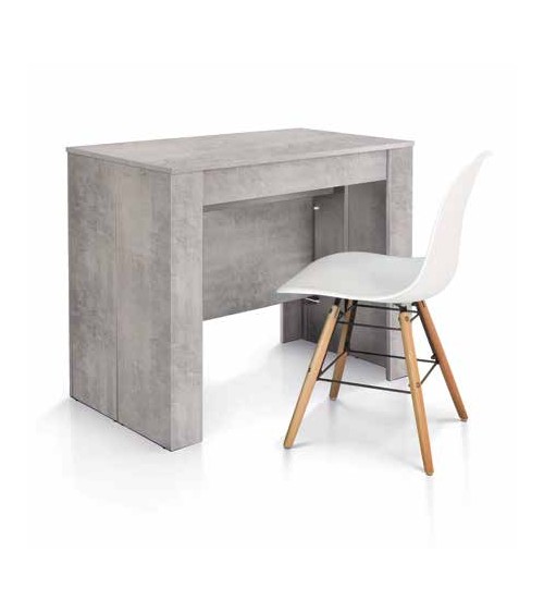 Consolle nobilitato finitura beton - 90x50 4 all. cm.45 - T1651 - 1 - Tavoli