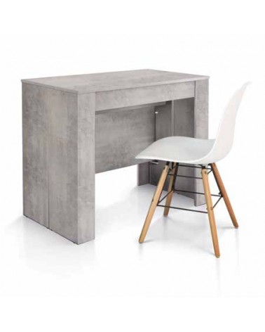 Consolle nobilitato finitura beton - 90x50 4 all. cm.45 - T1651 - 1 - Tavoli