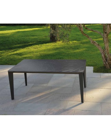 Tavolo nobilitato finitura marmo ﾖ 160x90 2 all.cm 50 - T1682 - 1 - Tavoli