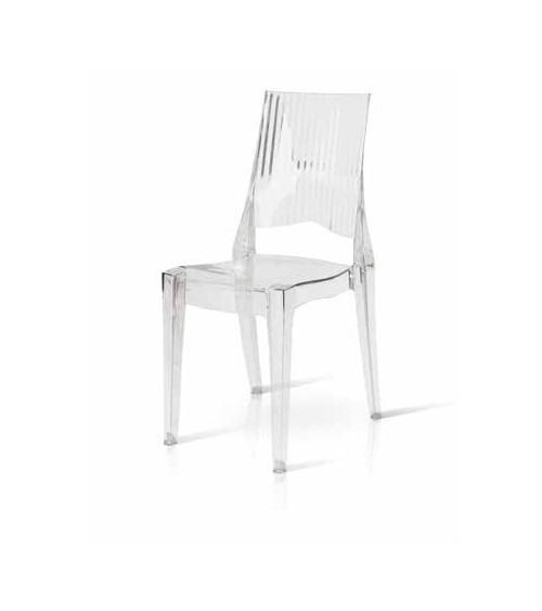 Sedia moderna trasparente - T694 - 1 - Sedie