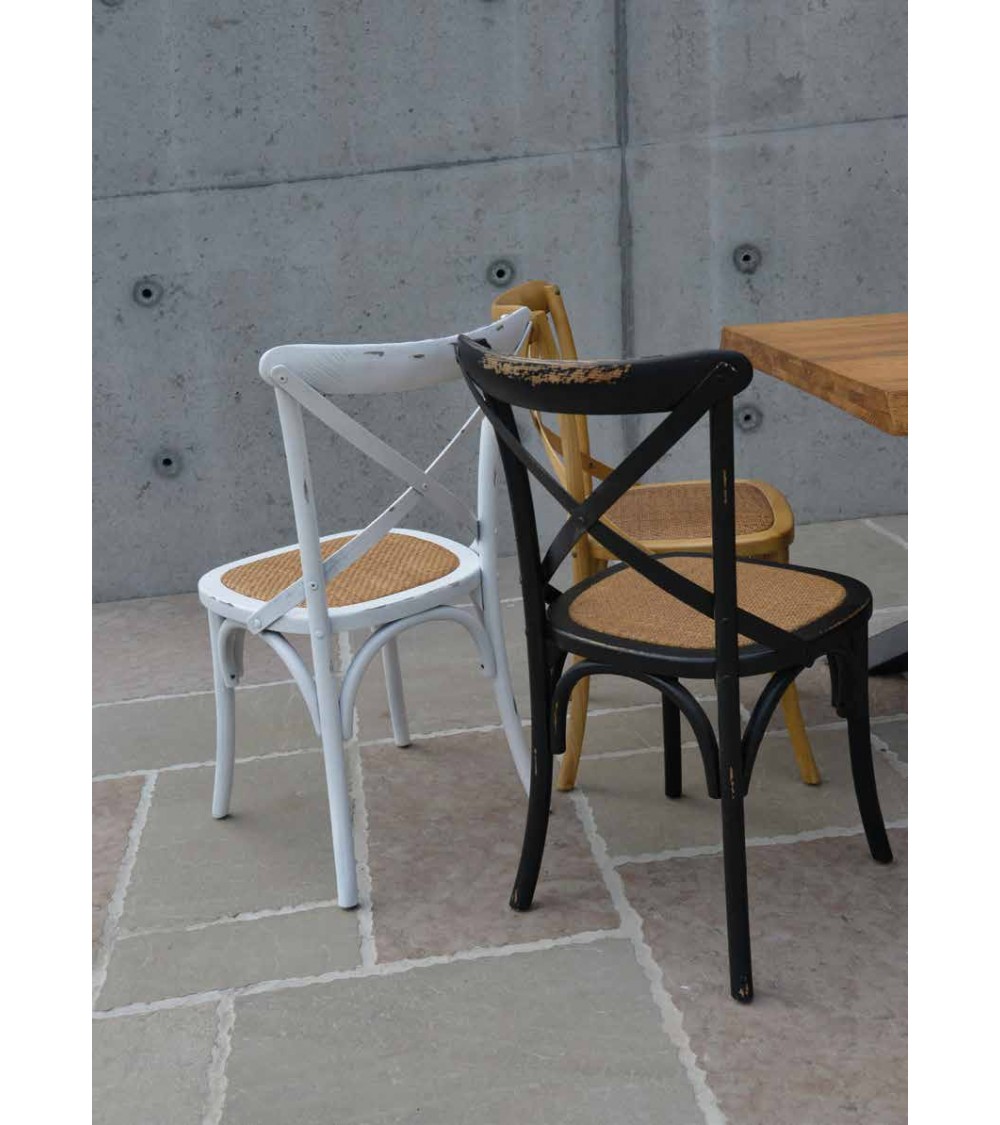 Sedia Vintage nera - T781 - 1 - Sedie