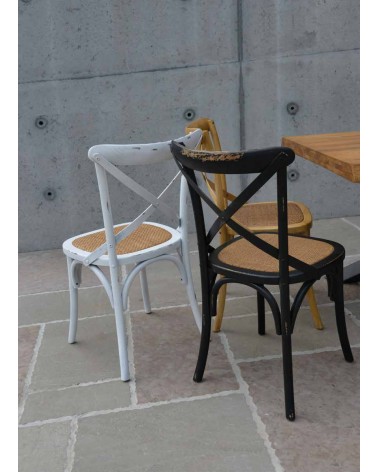 Sedia Vintage nera - T781 - 1 - Sedie