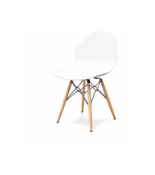Sedia bianca - T905 - 2 - Sedie