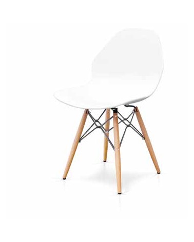Sedia bianca - T905 - 2 - Sedie
