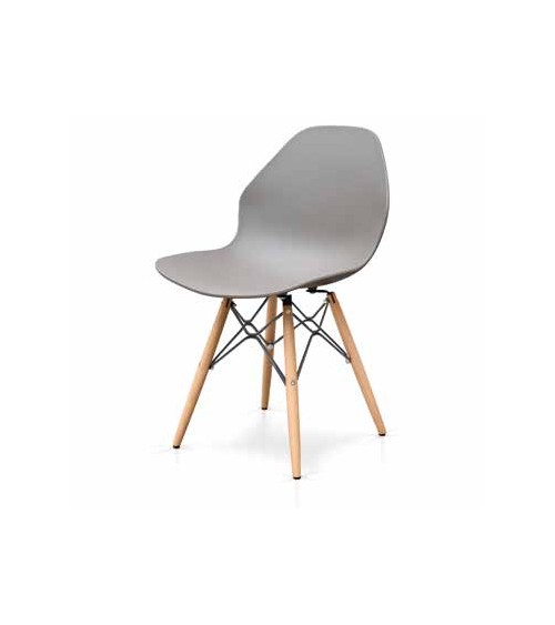 Sedia grigio caldo - T907 - 1 - Sedie