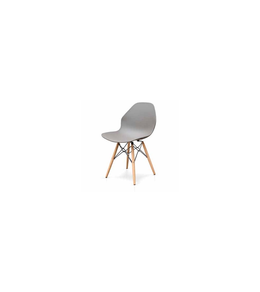 Sedia grigio caldo - T907 - 1 - Sedie