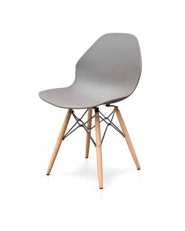 Sedia grigio caldo - T907 - 1 - Sedie