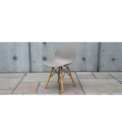 Sedia grigio caldo - T907 - 2 - Sedie
