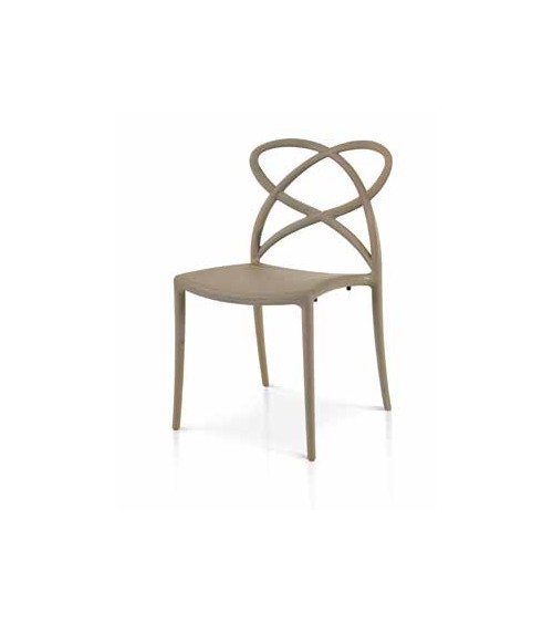 Sedia grigio caldo - T910 - 1 - Sedie