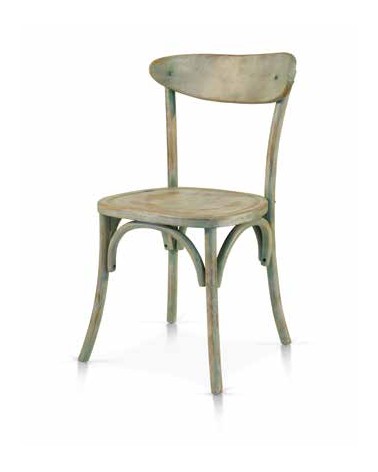 Sedia verde consumato - T915 - 1 - Sedie