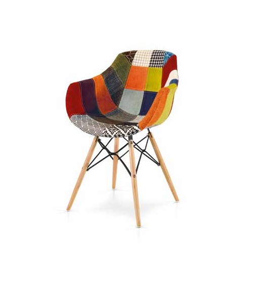 Sedia patchwork - T918 - 1 - Sedie