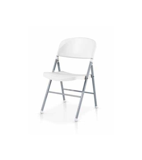 Sedia pieghevole bianca - T919 - 1 - Sedie