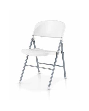 Sedia pieghevole bianca - T919 - 1 - Sedie