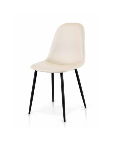 Sedia crema ﾖ bianco - T928 - 1 - Sedie