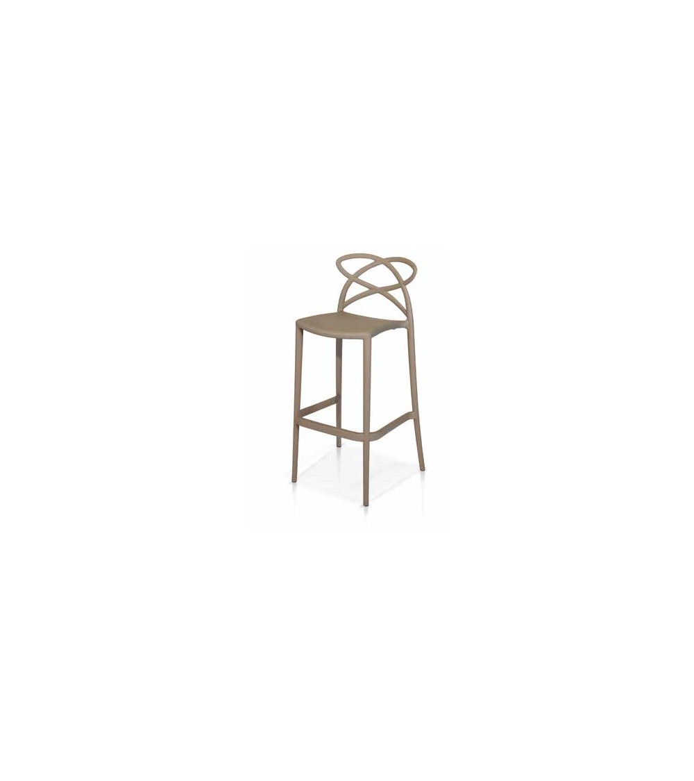 Sgabello grigio caldo - T960 - 1 - Moderne