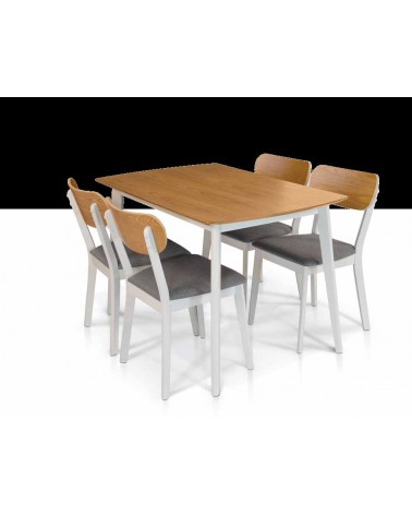 Tavolo impiallacciato rovere ﾖ 120x75 fisso - T962 - 1 - Tavoli