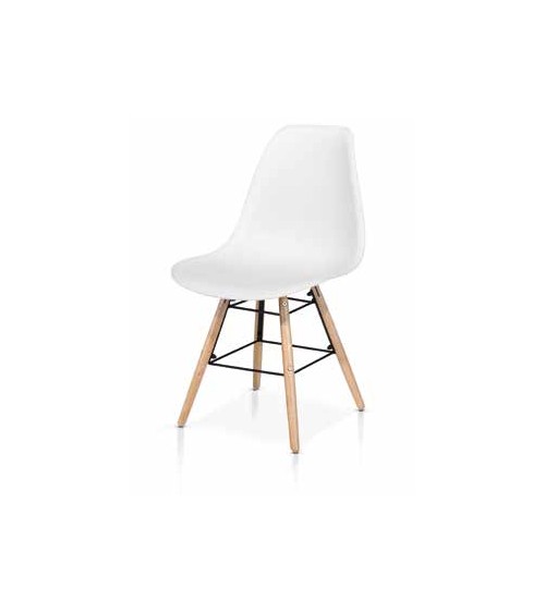 Sedia bianca - T966 - 1 - Moderne