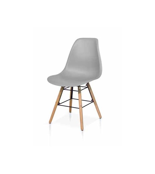 Sedia grigia - T967 - 1 - Moderne