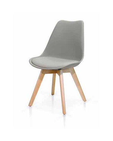 Sedia grigia - T975 - 1 - Moderne