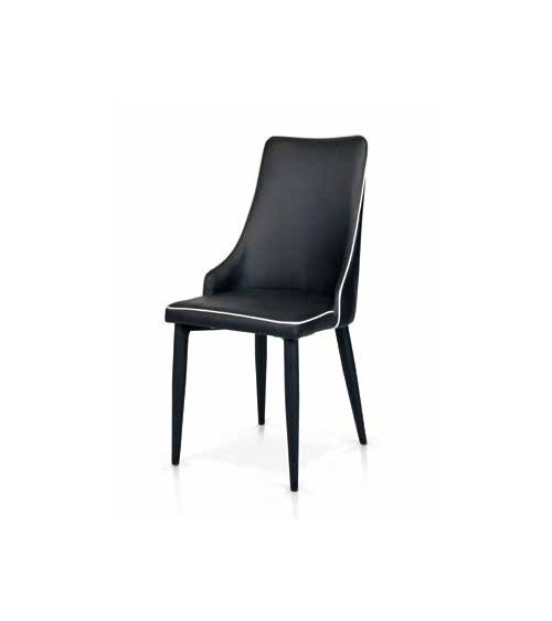 Sedia nera - T983 - 1 - Moderne