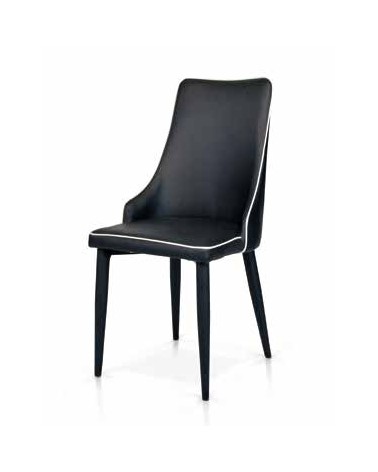 Sedia nera - T983 - 1 - Moderne