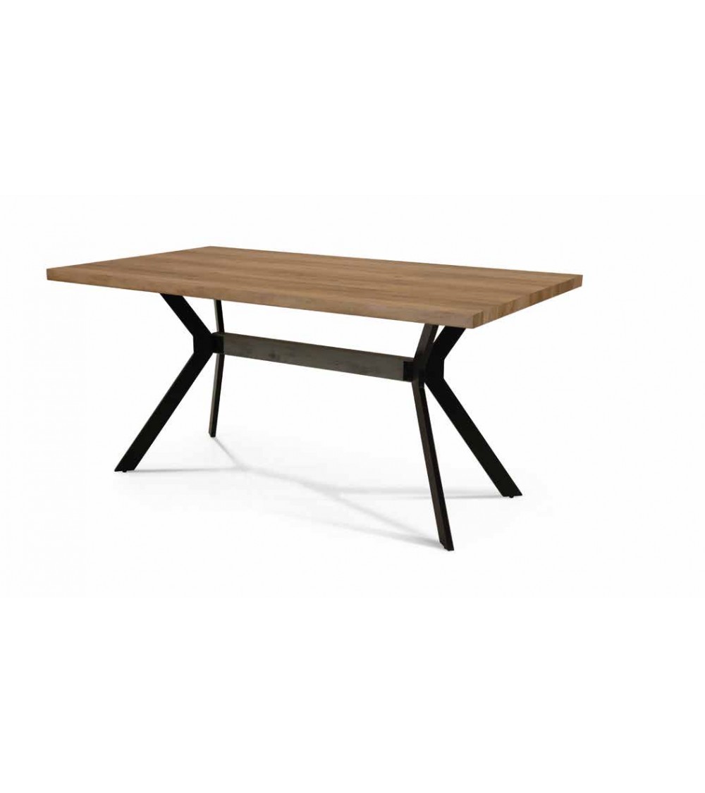 Tavolo impiallacciato ﾖ 160x90 fisso - T985 - 1 - Tavoli