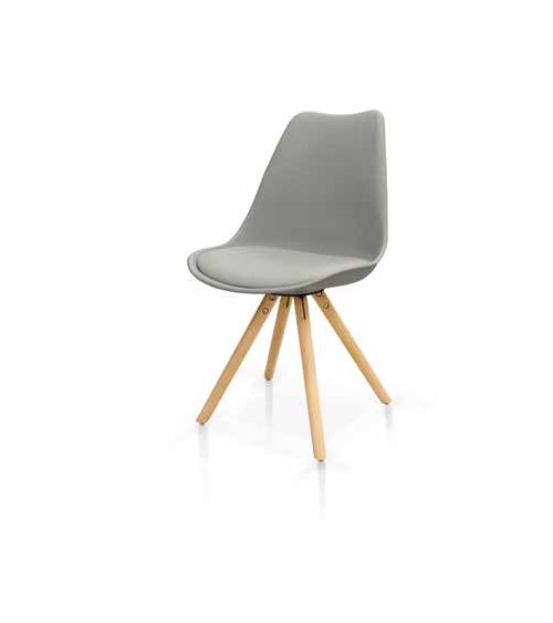 Sedia grigia - T993 - 1 - Moderne