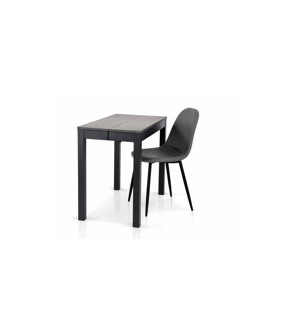 Consolle nobilitato finitura beton ﾖ 90x50 5 all. cm.50 - T996 - 1 - Tavoli