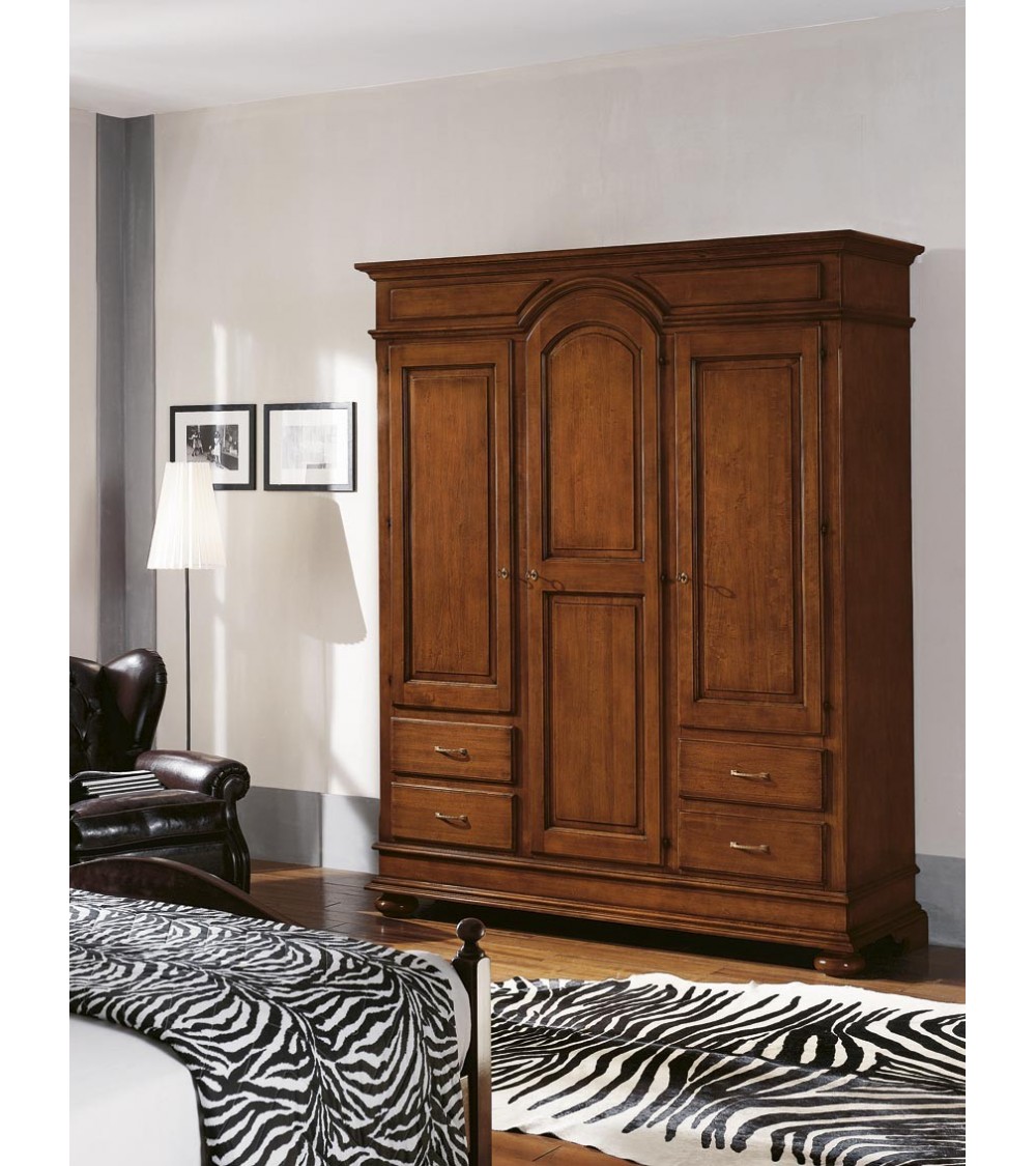 Armadio 3 porte 4 cassetti - Z250/A - 1 - Armadi