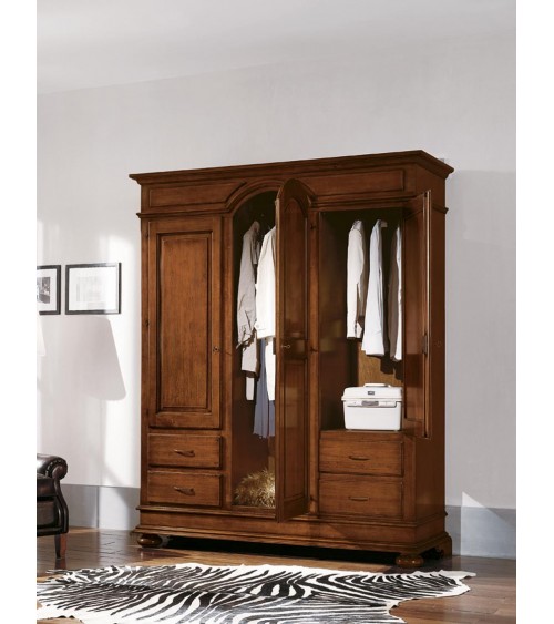 Armadio 3 porte 4 cassetti - Z250/A - 2 - Armadi