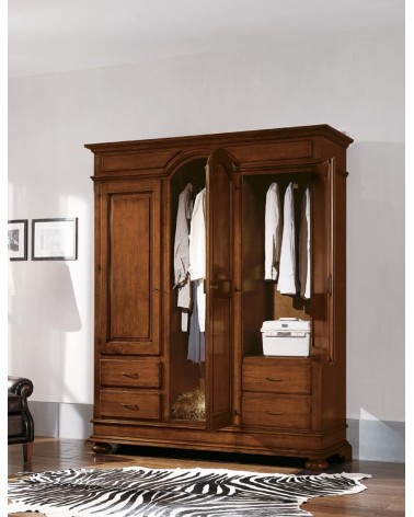 Armadio 3 porte 4 cassetti - Z250/A - 2 - Armadi