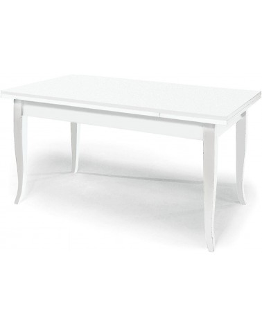 Tavolo classico rettangolare allungabile con gambe a sciabola - Senza RIQUADRO - T13 - 2 - Home page