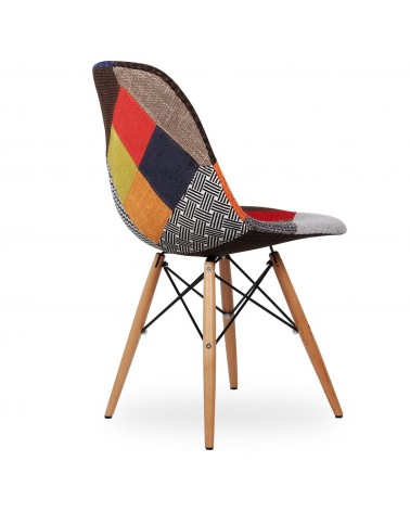 Sedia replica Eames DSW patchwork - T674 - 4 - Home page