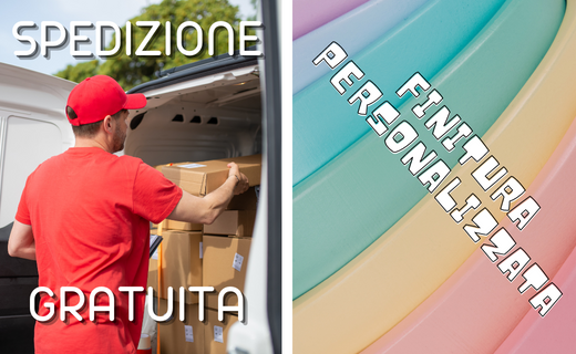 Spedizione gratuita - Personalizza il prodotto